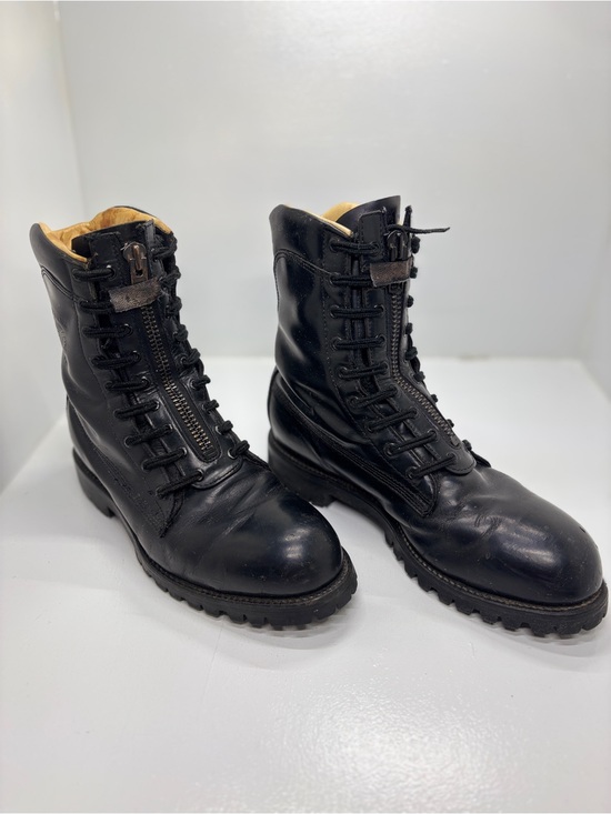 Vintage Chippewa Firefighter Station Logger Boots USA Men\'s 10 Black Leather main image 14